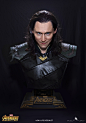 Marvel Loki life size bust, Queen Studios : First of all, on behalf of everyone at Queen Studios, we’d like to thank all of our friends at Shanghai Comic Con. As well as our friends and fans online for all of your support. We are deeply touched! 
From the