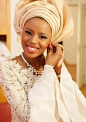 Gele’ – The West African Brides Tiara.