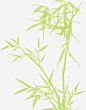 粽子节绿色水彩竹子竹叶 平面电商 创意素材