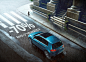 Volkswagen Lluvia : Retoque de imagen de una imagen con fondo soleado a imagen con efecto lluvia.