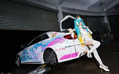 可爱萝莉初音未来cosplay写真高清电脑桌面壁纸