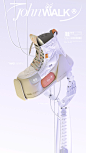 3D 3dshoes arnold c4d Fashion  fashion design marvelous designer metafashion shoes virtualfashion