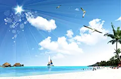 高清夏日沙滩美景海报背景素材psd背景图_新图网 https://ixintu.com 高清 夏日 沙滩美景 游艇 太阳光 高清夏日沙滩美景 背景素材 psd分层素材 源文件