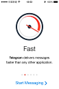 Telegram手机APP引导页UI设计 - 图翼网(TUYIYI.COM) - 优秀APP设计师联盟