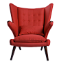 北欧单人沙发椅子 红色布艺沙发泰迪熊椅子 简约田园休闲椅子特价 原创 设计 新款 2013