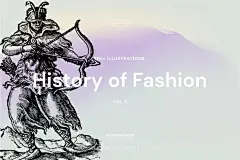 415款中世纪复古历史人物形象线描手绘插图插画矢量设计素材合集下载_颜格视觉