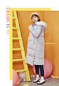 森马羽绒服女中长款2017新款冬季韩版外套显瘦毛领连帽女装加厚-tmall.com天猫