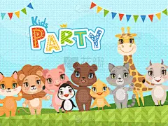 动物,热带雨林,布告,背景,可爱的,请柬,野生动物,狮子,庆祝,问候