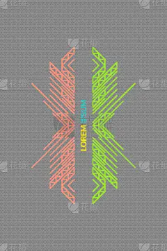 请柬,证章,线条画,式样,几何形状,华贵,直的,模板
