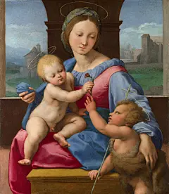 拉斐尔
加瓦圣母 The Garvagh Madonna
1510年