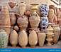 arabic-pottery-handmade-colors-fostat-cairo-pattern-58186777