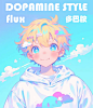 女生,画风加强,现代创意插画,LoRA,