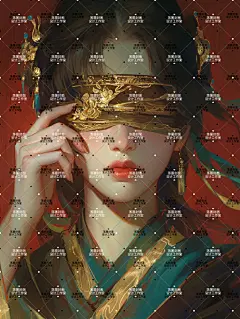 AI版权图古风女1929