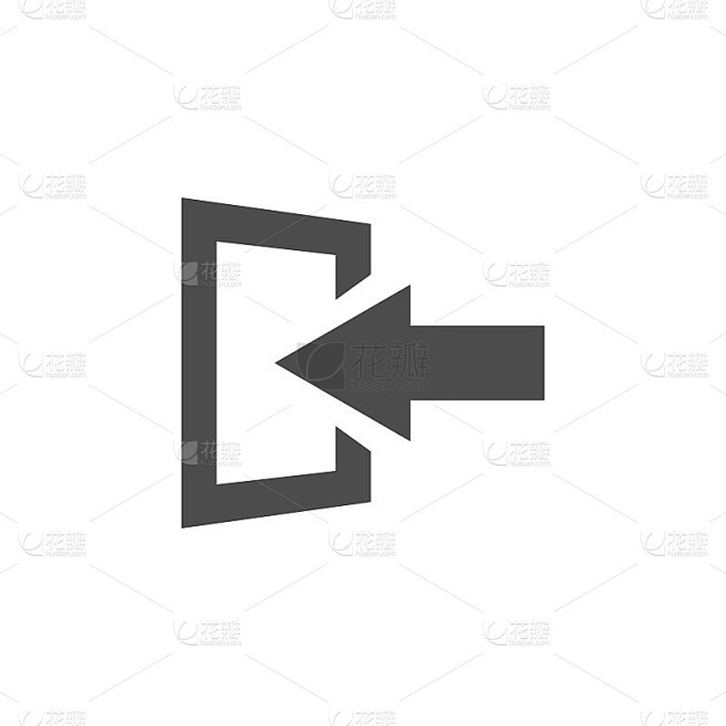 退出图标图形设计模板向量