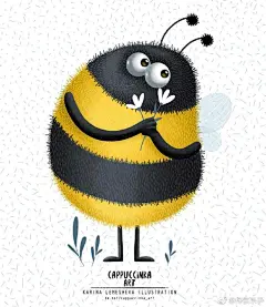 #ZC每日分享#
illustration by cappuccinka
小蜜蜂的pp好性感～
#儿童插画#儿童绘本 ​​​​