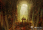 #绘画参考# #周末场景绘#补上……Craig Mullins，CG大师级人物。