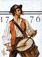 J.C.Leyendecker Appeared as the cover of The Saturday Evening Post on July 6, 1918, July 4th Holiday Edition (690×942)