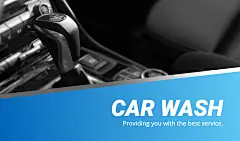 Car Wash Company Services Introduction Business Card