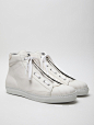 Alexander McQueen Men's Leather High Top Sneaker. All Stars #sneaker#