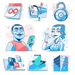 Illustrations for Hotspot Shield