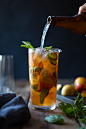 Basil Plum Pimm's Cup • The Bojon Gourmet : The classic Pimm’s Cup cocktail gets a summery twist from fresh plums and basil. Even though I lived a mere 10 minute drive from San Francisco’s acclaimed vegan restaurant Millenium for a decade, it wasn’t until