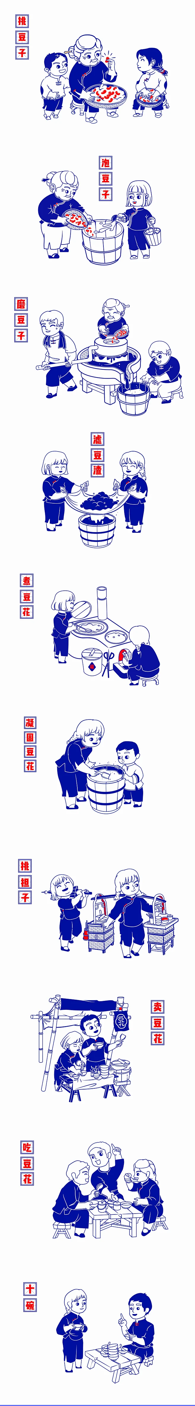 散装八碗 ai小插画-花瓣网