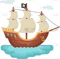 船,木制,海盗,旅途,帆,狗,丰富,乘船游,航海,复古