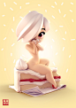 Sweet cheeks Vicky by Andrew Hickinbottom | Cartoon | 3D | CGSociety