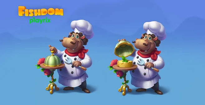 Fishdom game art part2-花瓣网