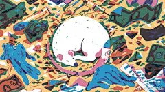 插画师samdraws 是一位来自英国的插画师，他笔下的作品主题总是很奇妙且画面斑斓~ 配色真的太棒了！#插画分享# ​​​​
