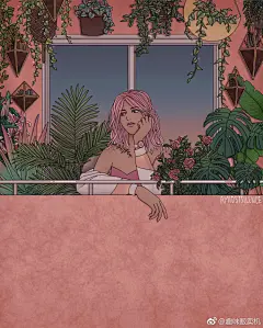 Art｜女孩们的独处时刻和她们的房间 ins：amidst.silence ​​​​