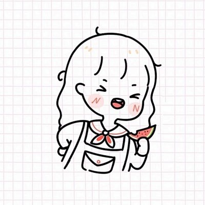 简笔画情侣头像＜关注初虚子，更多头像等你...