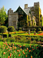 Hatley Castle and Hatley Park (Royal Roads University) in Victoria, Vancouver Island, British Columbia, Canada