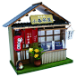 日本比利手工屋模型街角的商店套装日式和风系列小春茶屋拼装玩具-淘宝网