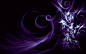 abstract black dark digital art purple wallpaper (#2224) / Wallbase.cc