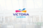 Victoria Gardens logo & identity : "Victoria Gardens" is corporate identity for the largest shopping center in Western Ukraine. Logo is based on a stylized image of the main facade of the building. 