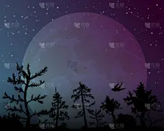 夜晚,巨大的,背景,天空,月亮,自然,天文学,太空,图像,壁纸