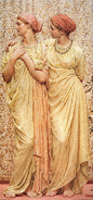 【油画】英国Albert Joseph Moore 的古典主义作品