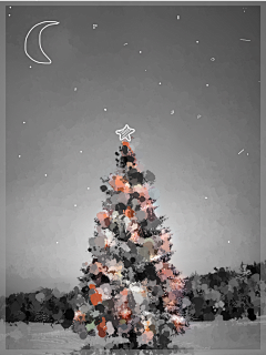 Dec丶采集到Photofox & 花瓣圣诞树创意图片创作大赛