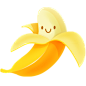 可爱的香蕉图标 iconpng.com #Web# #UI# #素材#