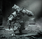 Minotaur with battering ram, Alexei Popovici : One more Minotaur i have made for a range of resin miniatures<br/>what will be available in first part of 2018 in Zealot shop<br/><a class="text-meta meta-link" rel="nofollow&quo