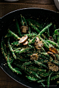 Miso Dijon Green Bean Mushroom Salad | I am a Food Blog