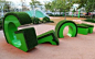 公园字母雕塑儿童游乐设施