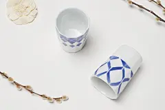 阿特泥[艺代]手绘创意青花陶瓷马克杯（大钻）_花样水杯_茶盘茶具_artni阿特泥商城 -