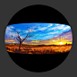 PaintingModernArtImpressionistDesert001_sphere