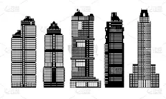 工业建筑设施勾勒出城市建筑的轮廓