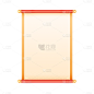 中国风春节卷轴元素贴纸