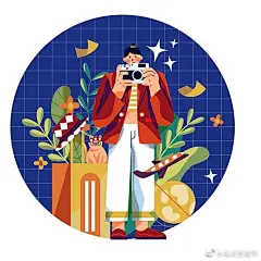 乌云插画成长营超话 分享一组示其同学的作业
课上讲解修改内容后，示其同学调整后的配色非常舒服，很棒的一组作品
插画师：示其（同学你看到可以评论下，我重新再圈你）
#插画##插画分享# ​​​​