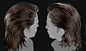 Haircards Unreal - 07/18, William Moberg : I'm testing out rendering in UE4, starting with haircards and this messy hairdo. <br/>I used only Arnold in Maya and Photoshop to get all my required textures, so iterating or changing the haircard properti
