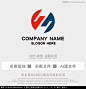 ZH字母logo